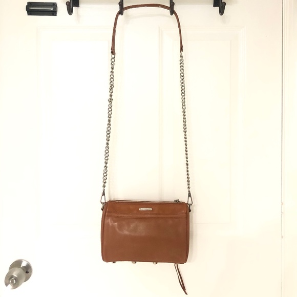 Rebecca Minkoff MiniMac cognac leather crossbody - Picture 2 of 3